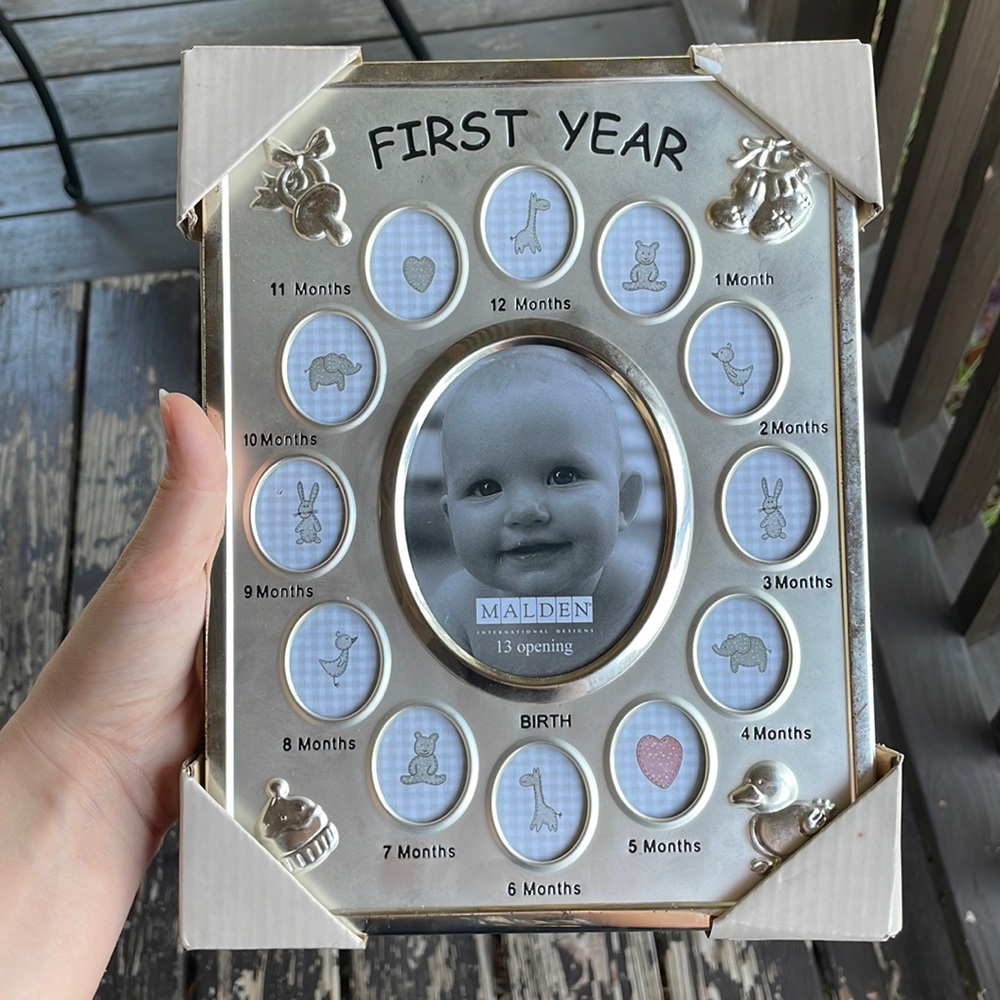 Malden International Designs Baby’s First Year Collage Picture Frame